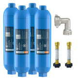 Crystala RV inline filter ready for on‑the‑road hydration improvements.