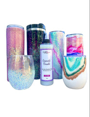 CrystaLac Grande Finale Tumbler Coat indoor-safe formula for home use.