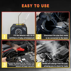 Csttler EVAP smoke machine delivery hose enables easy leak localization.