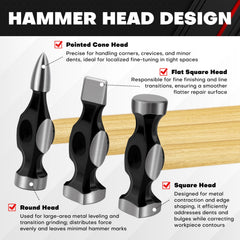C&T curved dolly for smoothing dented panel surfaces