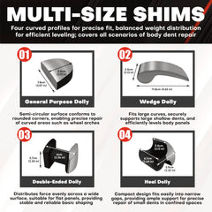 C&T reverse curve hammer for contour-matching dent repairs