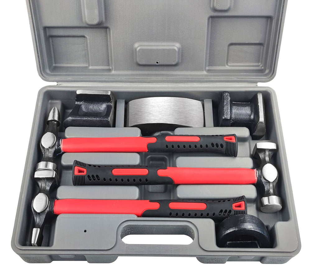 C&T auto body hammer for precise dent work with high-carbon steel