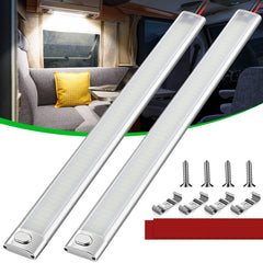 CT CAPETRONIX interior light bar with 168 LEDs provides bright cargo trailer illumination
