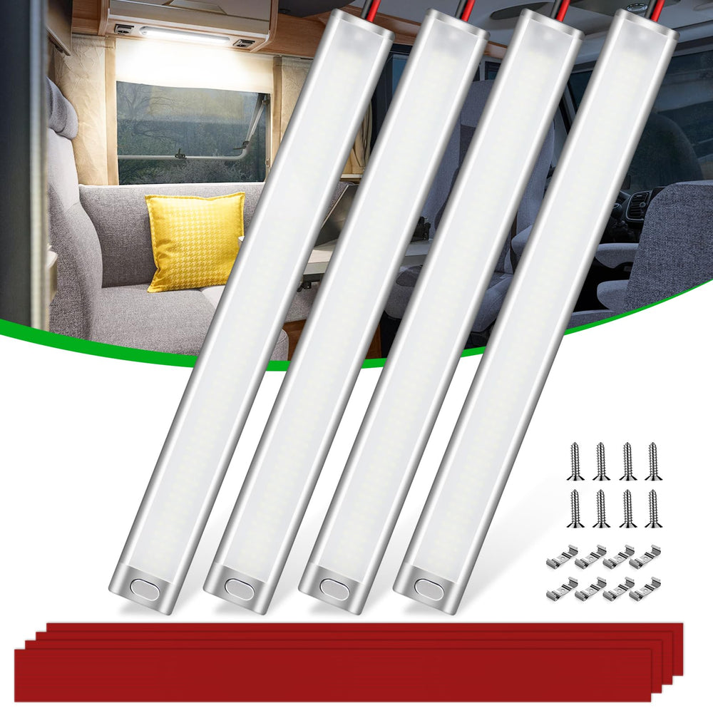 CT CAPETRONIX 12v interior light bar 15.4in 168 LEDs for bright cargo area lighting.