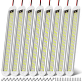 CT CAPETRONIX 12V interior light bar eight-pack for bright trailer interior illumination.