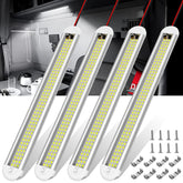 CT CAPETRONIX 12V interior light bar front view, four-pack ready for vehicle cabin illumination
