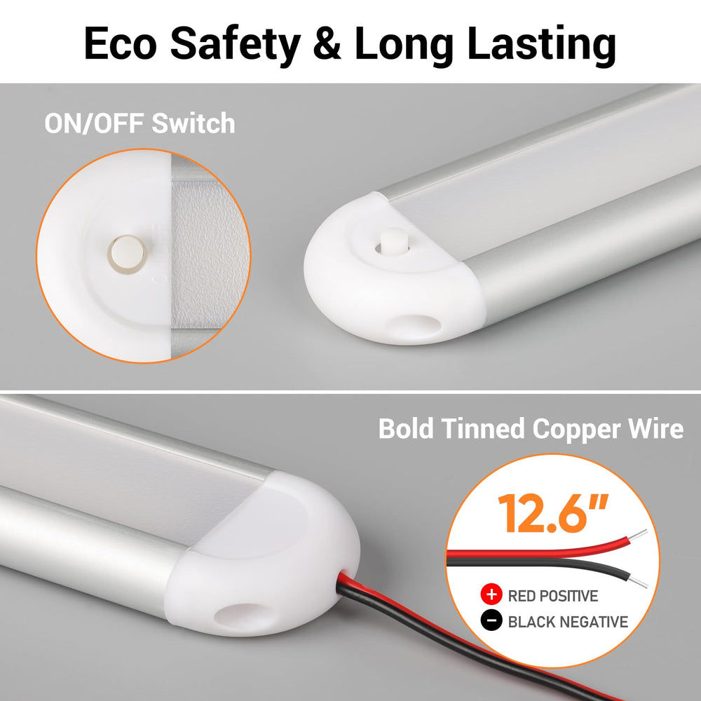 CT CAPETRONIX LED strip shows durable anti-scratch aluminum base