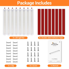 CT CAPETRONIX LED strip installation kit included