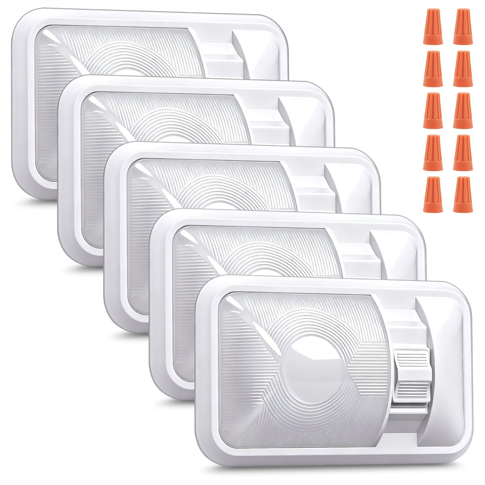 CT CAPETRONIX RV interior LED lights 5-pack provide bright, uniform illumination for campers.