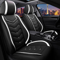 CTDS Civic front seat cover in classic black and white protects seats while elevating style