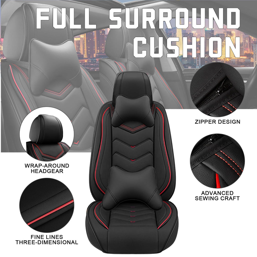 CTDS Honda Civic rear seat cover in premium Nappa leather enhances interior style.