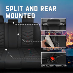CTDS Civic headrest cover completes the cohesive interior look.