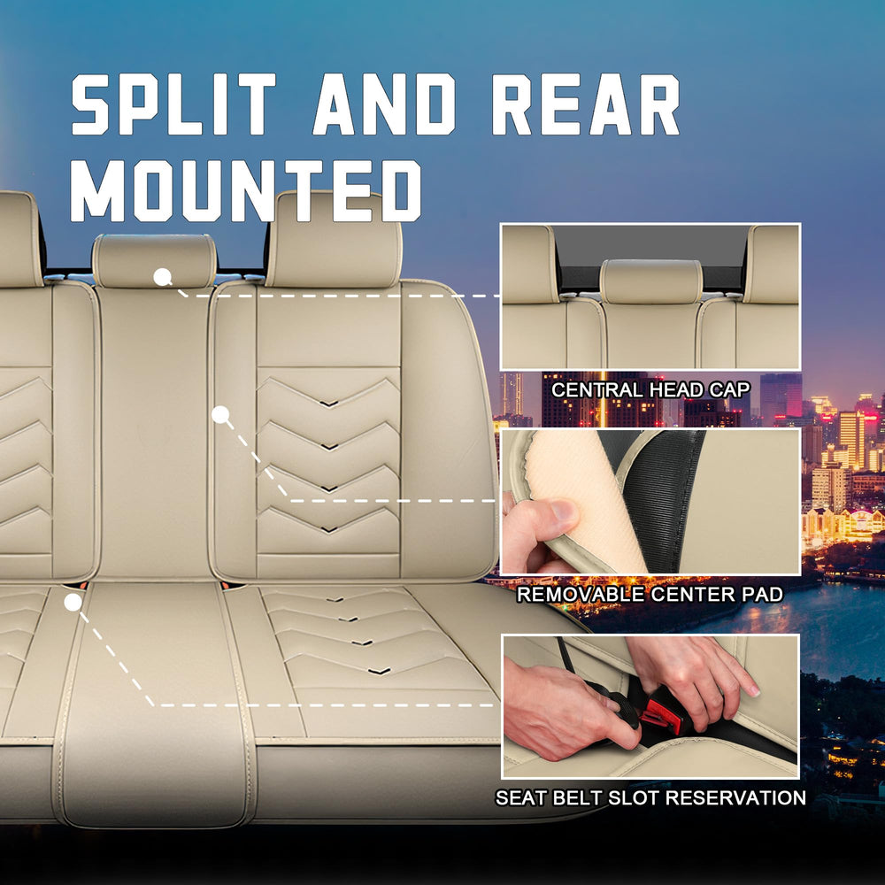 CTDS Honda Civic seat cover beige is water resistant.