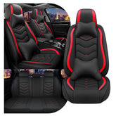 CTDS Honda Civic seat cover front view in premium leather