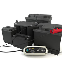 CTEK 4.3 eight-step charging diagram highlights comprehensive battery care.