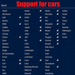 CTobd OBD2 Scanner universal vehicle compatibility across US, EU, and Asia models