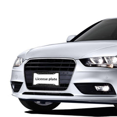 CTVSLFU black leopard finish license plate frame adds style