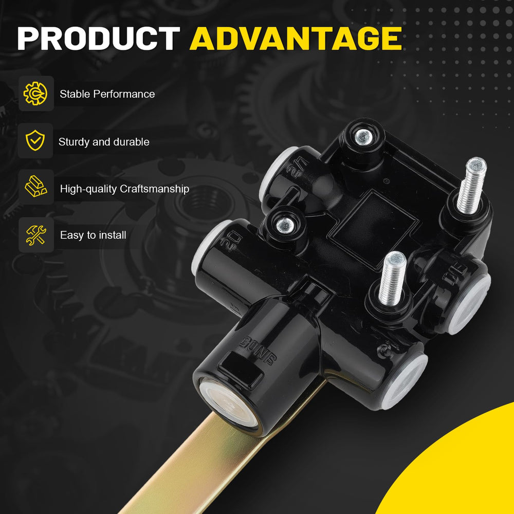 C-Tzu Kenworth valve assembly with rotatable elbow arm for flexible setup.