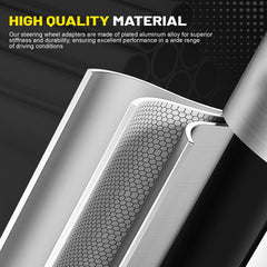 C-Tzu durable aluminum finish withstands heat and road wear.