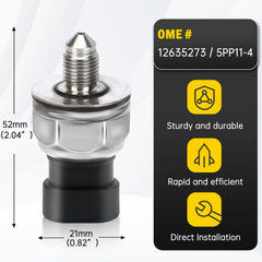C-Tzu fuel pressure sensor 12635273 durable materials for long-lasting performance.