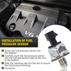 C-Tzu fuel pressure sensor 12635273 ECU bus interface for data transmission.