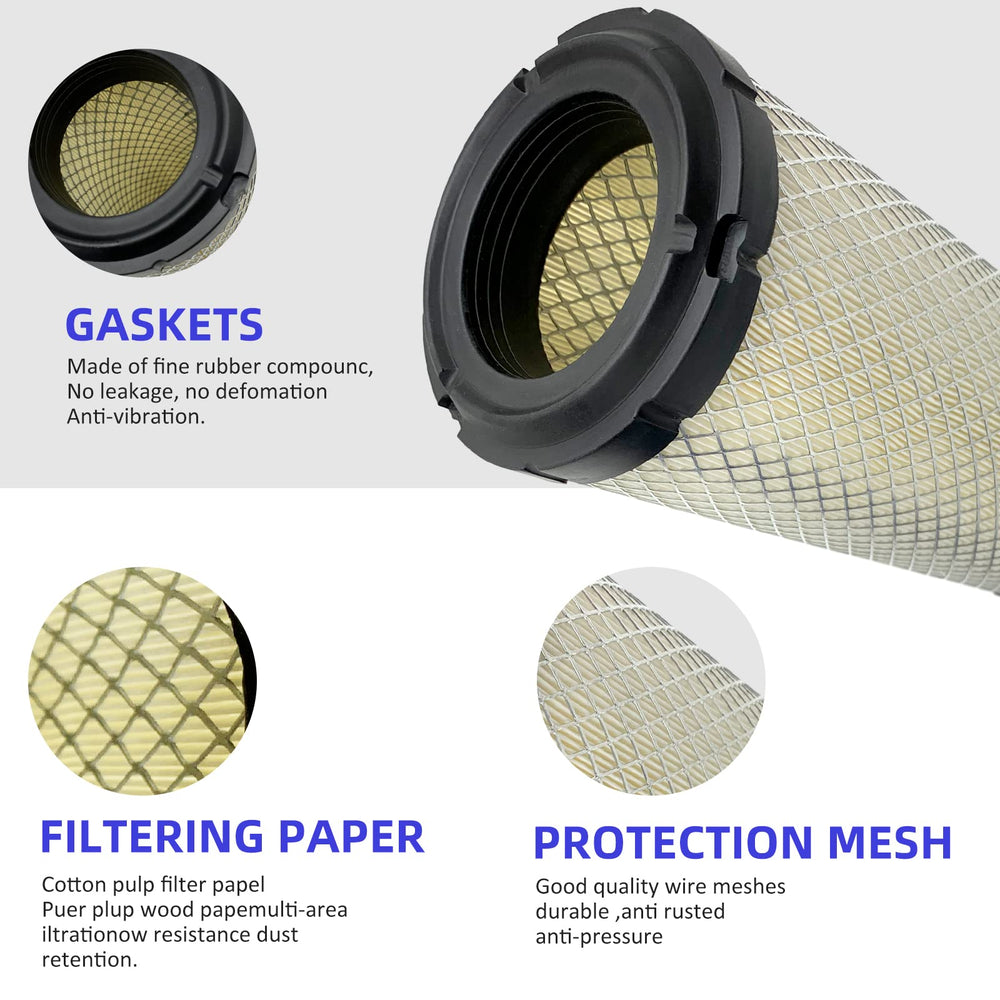 C-Tzu inner air filter P822858 close-up highlighting fine filtration for clean intake