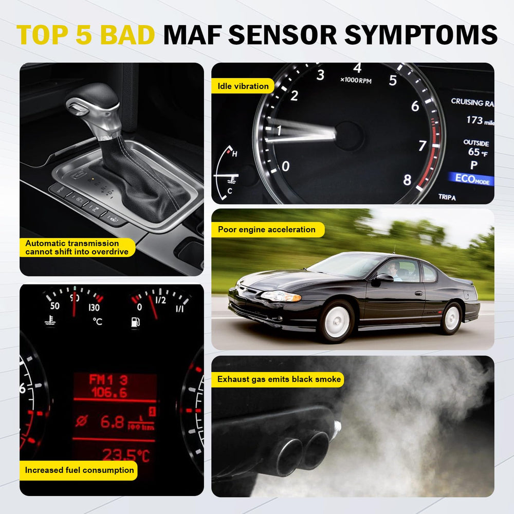C-Tzu MAF sensor packaging contents suggest quick replacement setup.
