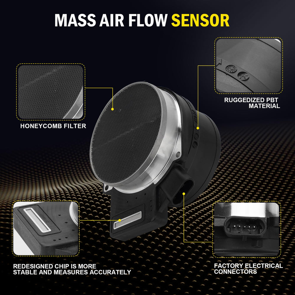 C-Tzu MAF sensor underhood installation for Chevy Tahoe—easy swap potential.