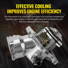 C-Tzu thermostat housing close-up shows precise casting and sensor integration.