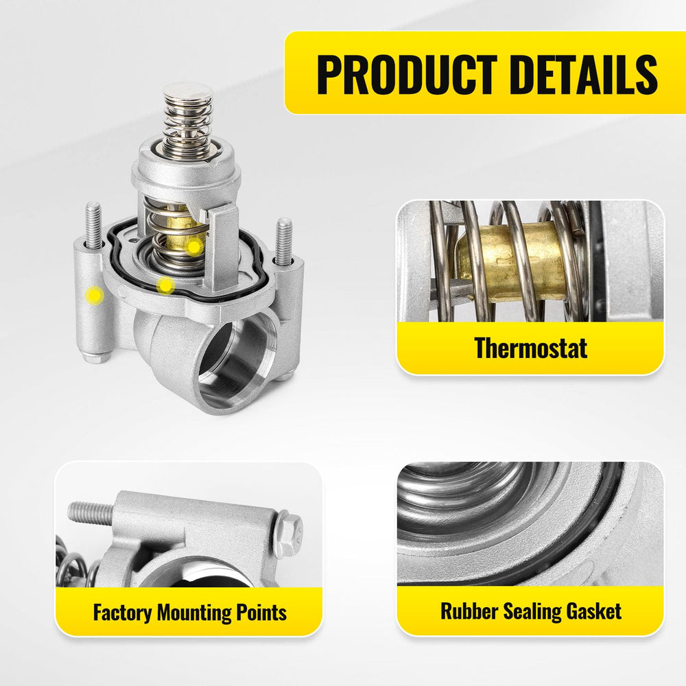 C-Tzu thermostat housing OEM-number-plate view with 12678779 and 12673659 reference