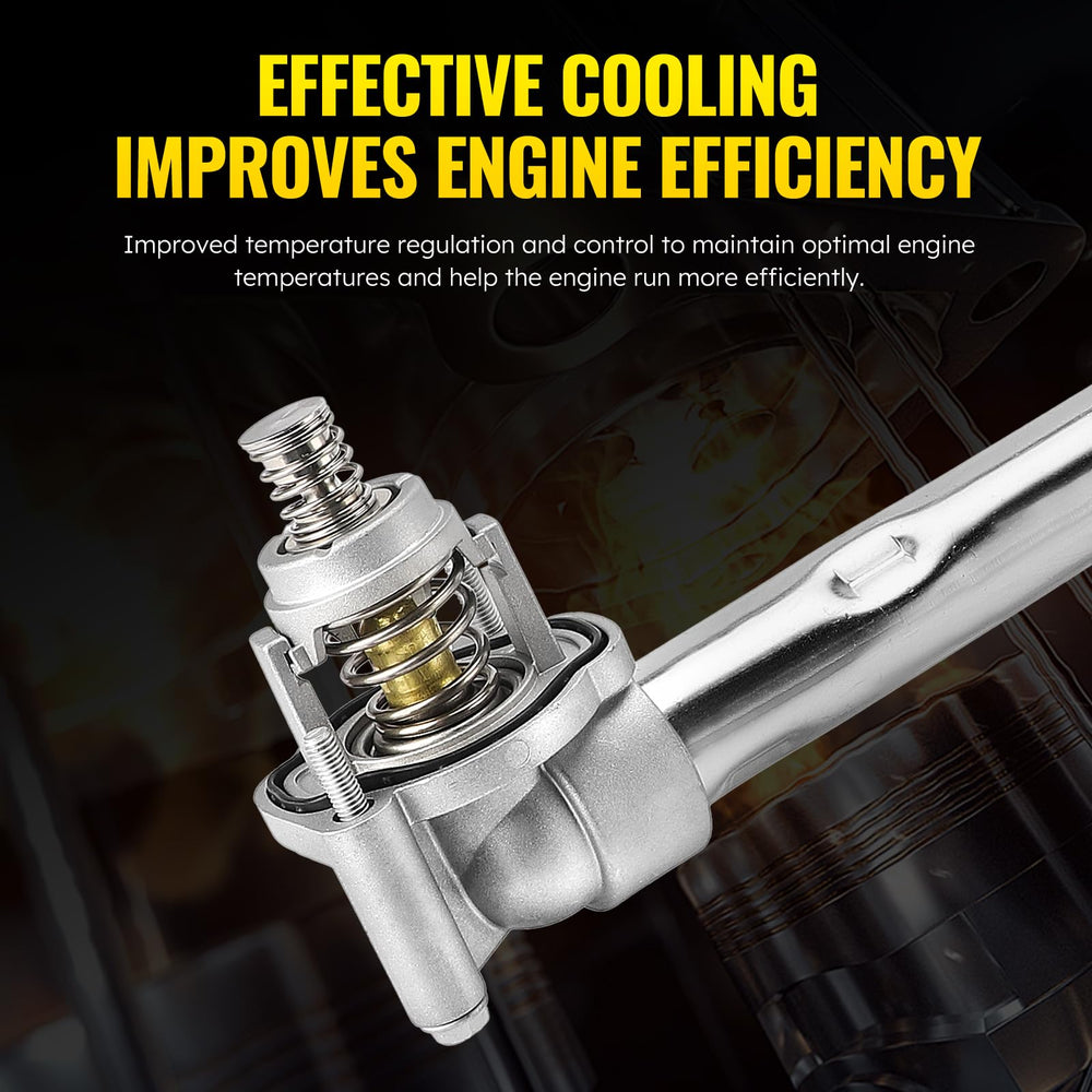 C-Tzu thermostat housing side-angle shot highlights durable aluminum construction