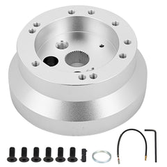 C-Tzu universal 5/6 hole hub adapter in aluminum for quick bolt-on fit.