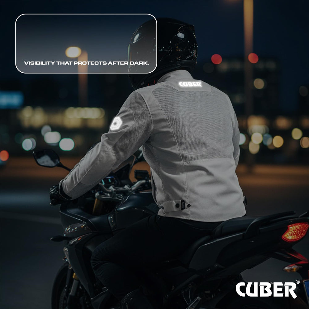 CUBER mesh panels maximize airflow during hot rides