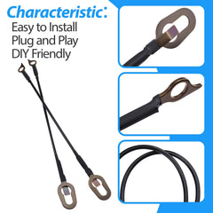 CULMKARI packaged tailgate cable set ready for easy replacement.