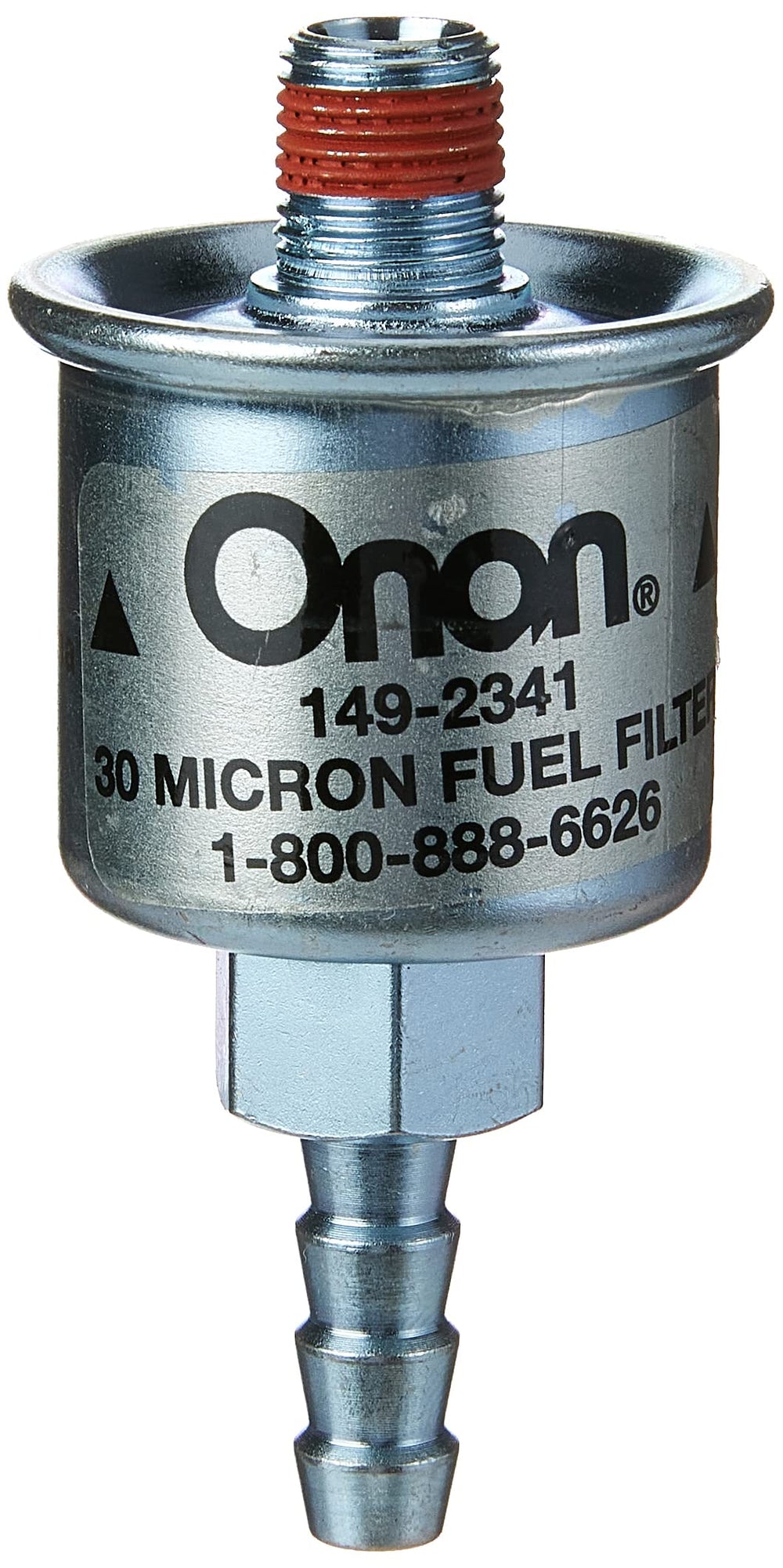 Cummins 149-2341-01 Onan fuel filter closeup for reliable RV compatibility.