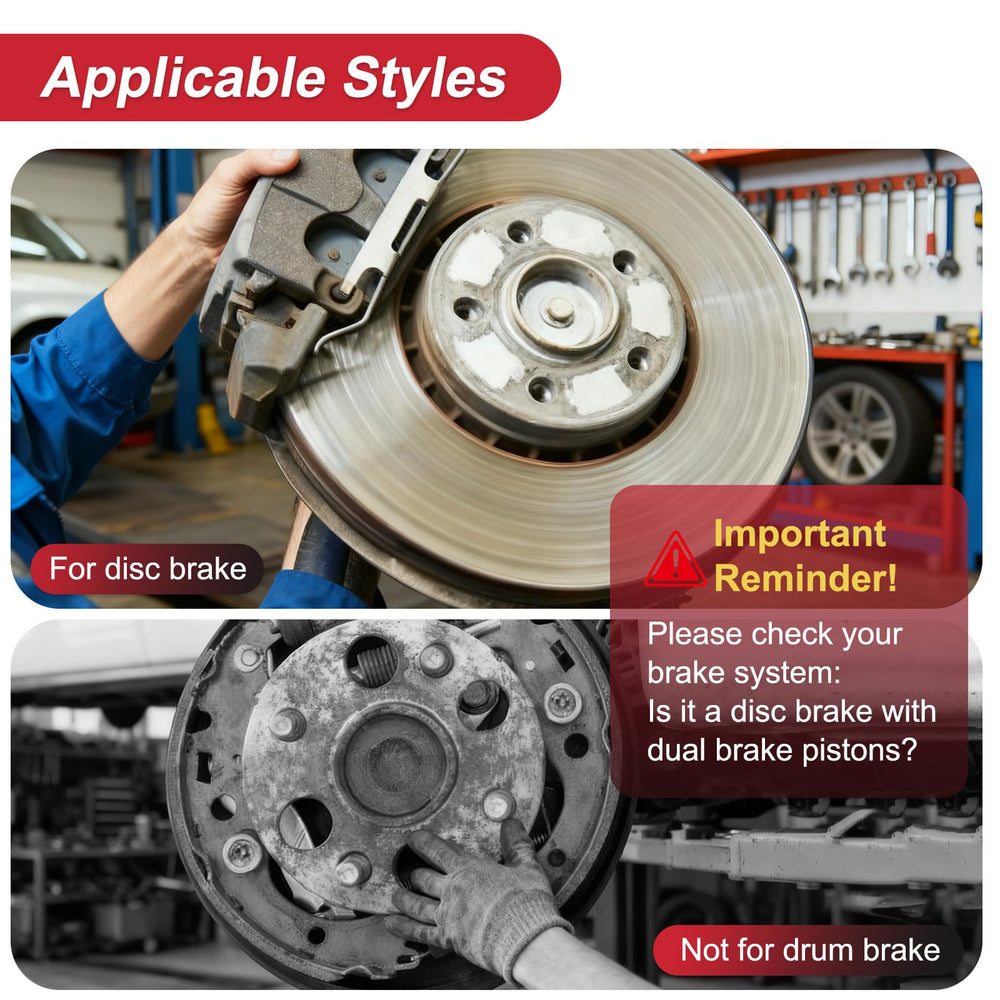 Cupbunny quad-piston tool for quad pistons supports efficient brake maintenance.