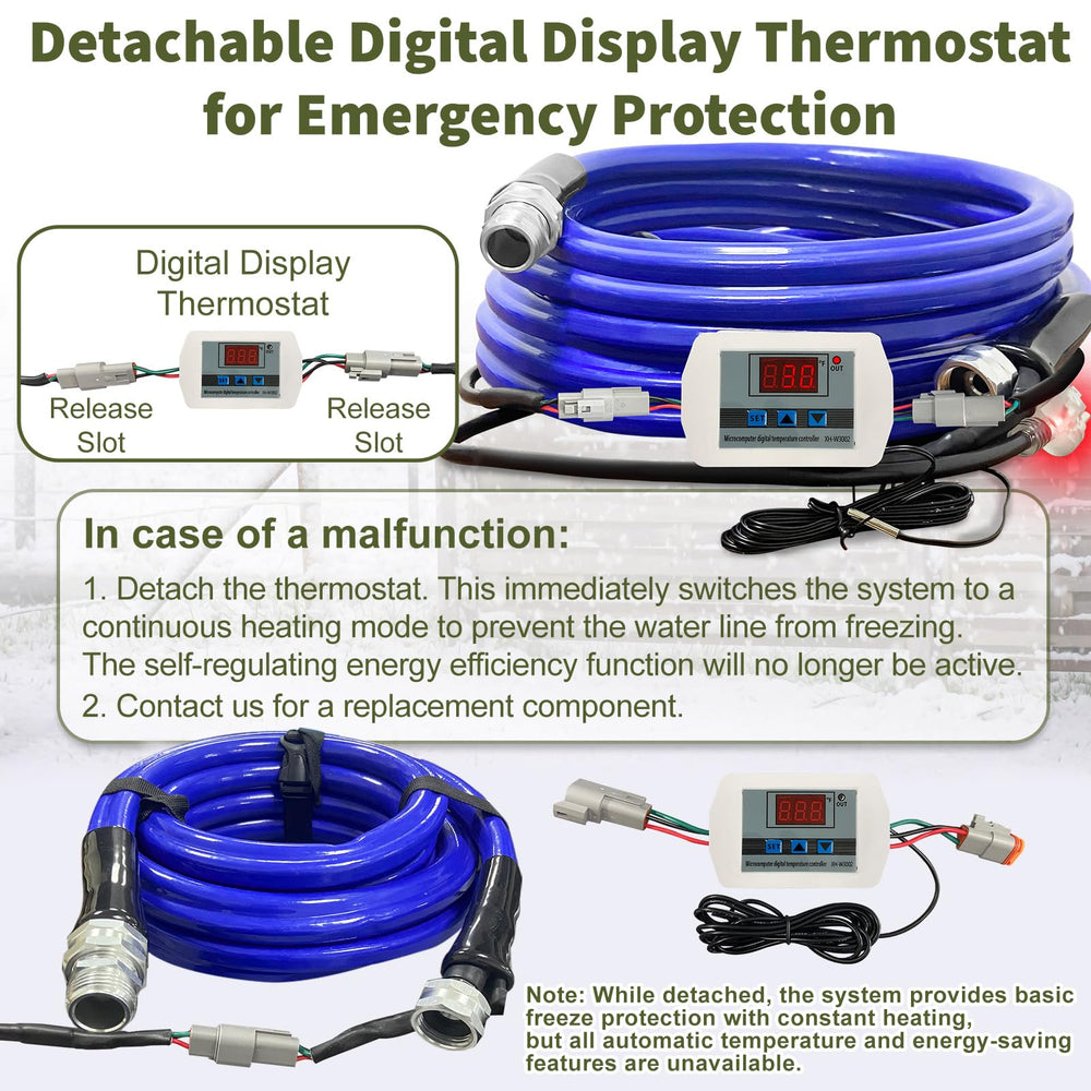 Cupohus probe sensor demonstrates fast response for quick frost protection activation.