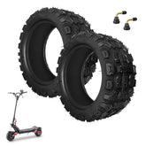 CuraceQ tubeless tire side view for rugged scooter riding.