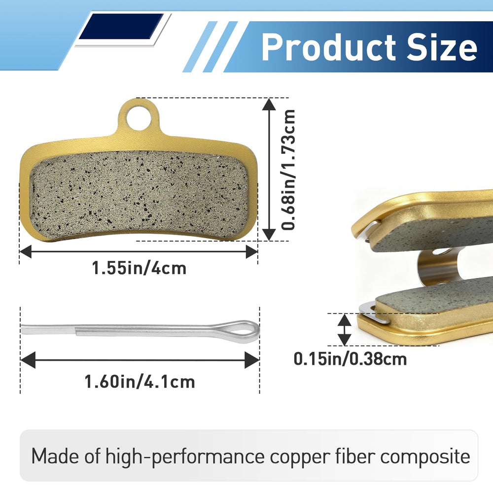 CuraceQ Talaria Sting MX3 front brake pad provides strong braking on varied terrain.