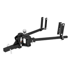 CURT 17500 TruTrack hitch with sway control keeps trailer aligned for smoother turns.