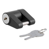 CURT 23521 front view of the trailer coupler lock for enhanced security.