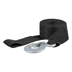 CURT 29450 nylon winch strap in 2-inch width for secure boat trailer loading