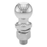 CURT 2in trailer ball with chrome finish and 7500 lb capacity for sturdy towing