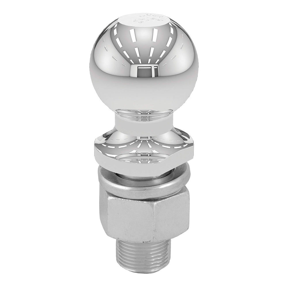 CURT 40006 chrome trailer ball, 2-5/16 inch diameter, ideal for heavy towing