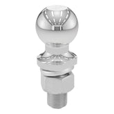 CURT 40038 chrome trailer hitch ball with 2-inch diameter for strong towing.