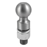 CURT 40086 raw steel trailer ball body for heavy towing durability.