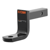 CURT 45027 shank fits 1-1/4 inch receiver for lightweight towing.