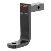 CURT 45028 ball mount in a receiver, ready for light towing.