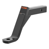 CURT 45090 front view of ball mount with 8-inch drop option