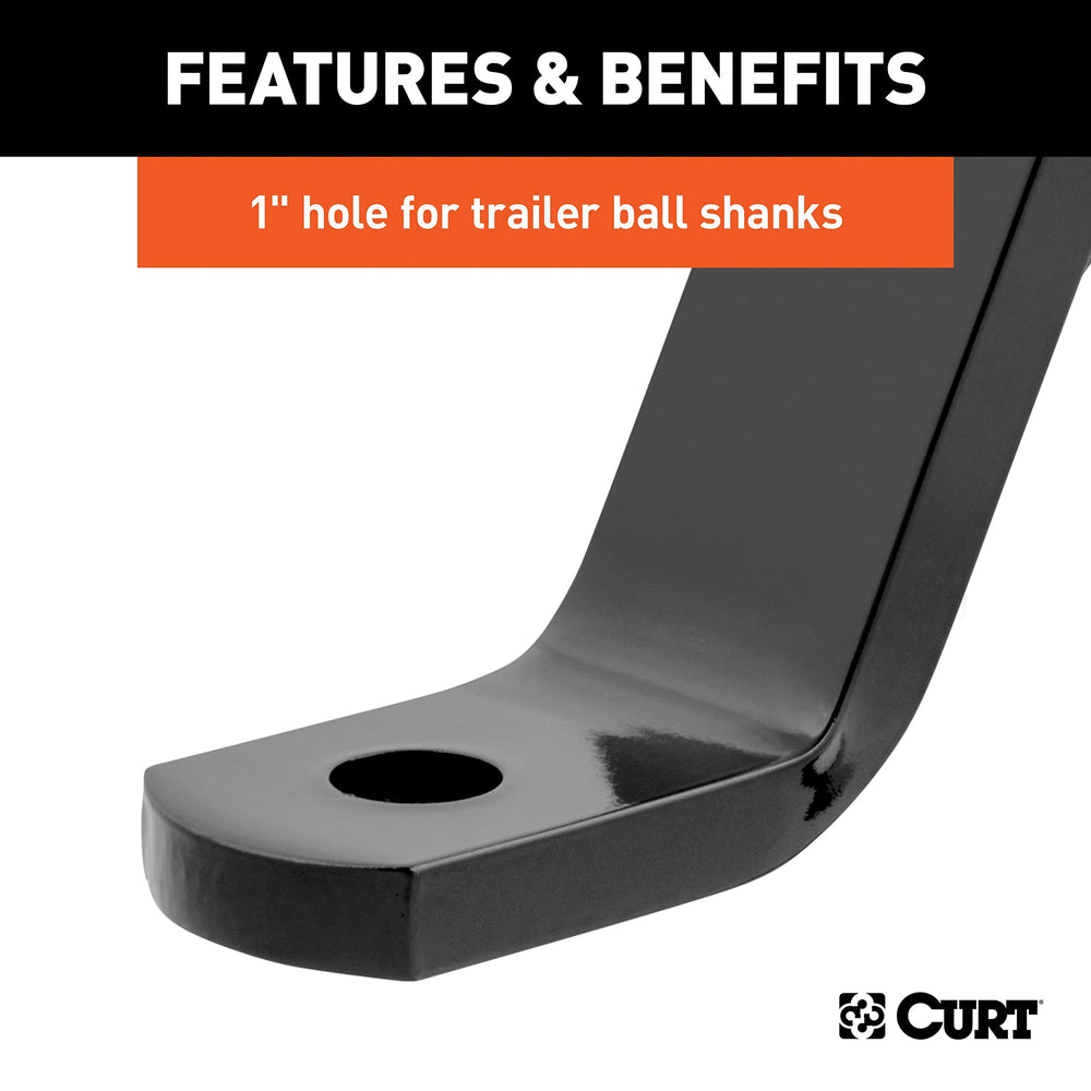 Welded CNC construction of CURT 45090 ball mount